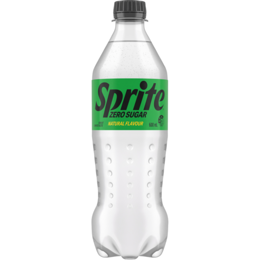 Sprite Zero Sugar Soda 600ml